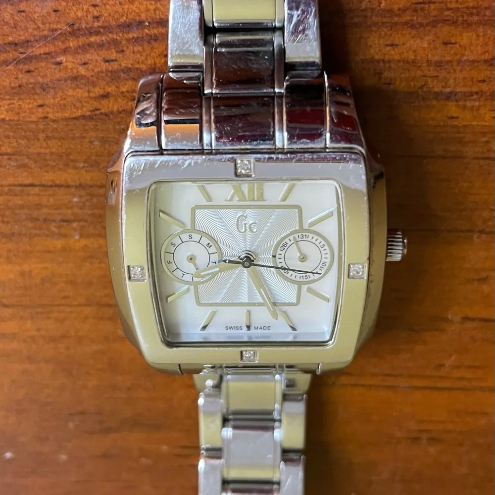 GUESS Collection Silver Watch - Picture 3 of 9